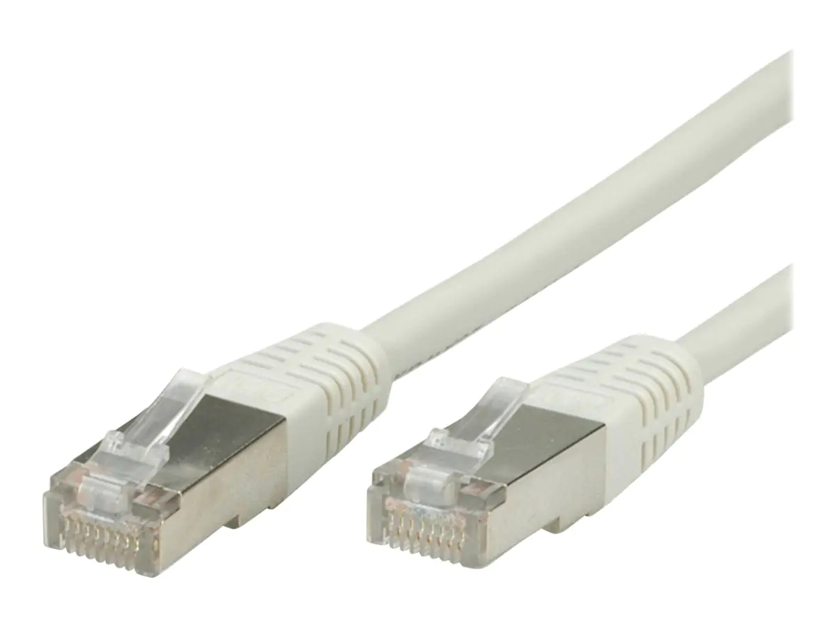 VALUE - Patch-Kabel - RJ-45 (M) zu RJ-45 (M) - 10 m - FTP - CAT 5e - Grau