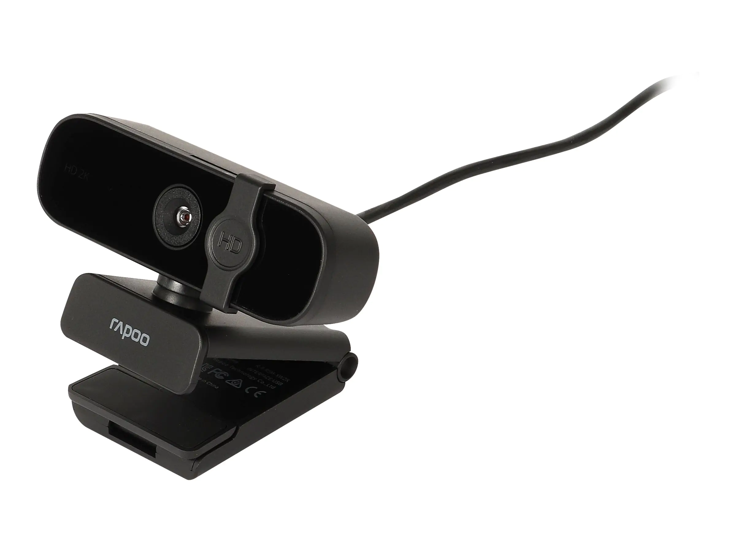Rapoo XW2K - Webcam - Farbe - 2560 x 1440 - Audio - USB 2.0 - MJPEG