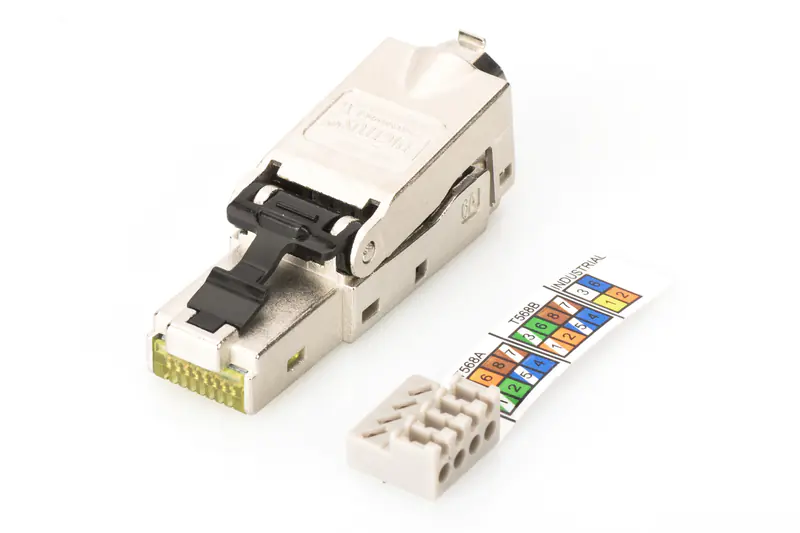 DIGITUS Professional DN-93631 - Netzwerkanschluss - RJ-45 (M) - abgeschirmt - 5 - 9 mm - CAT 6a - IEEE 802.3an/IEEE 802.3at