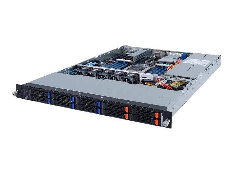 GigaByte R152-P31 (rev. 100) - Server - Rack-Montage - 1U - 1 x Altra - RAM 0 GB - SAS/PCI Express - Hot-Swap 6.4 cm (2.5")