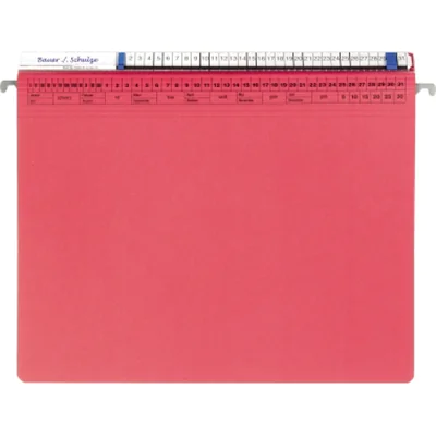 ORGALEX Hängehefter 1206401 1Abheftvorr. Re-Heftung rot