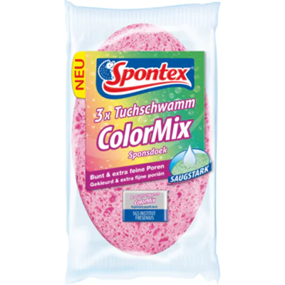 Spontex Tuchschwamm ColorMix 19000022 sort. 3St.
