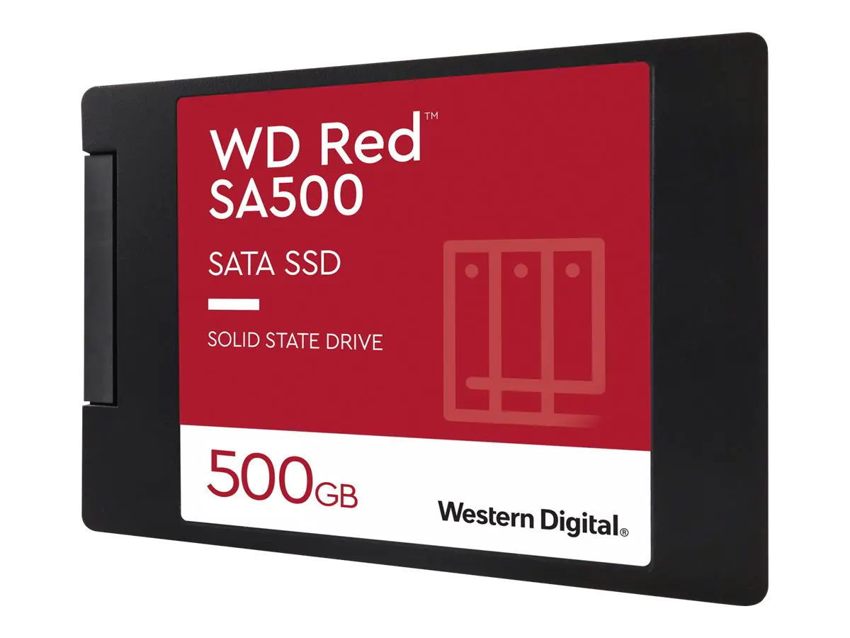 WD Red SA500 WDS500G1R0A - SSD - 500 GB - intern - 2.5" (6.4 cm) - SATA 6Gb/s