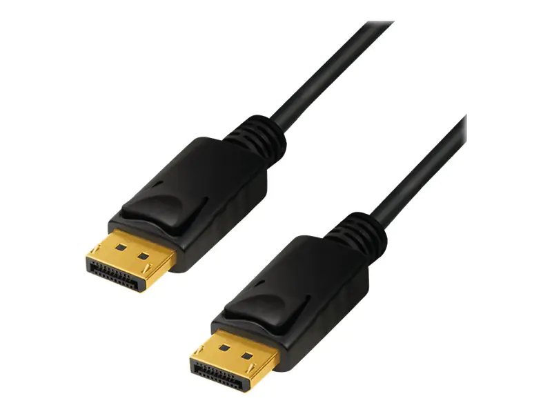 LogiLink - DisplayPort-Kabel - DisplayPort (M) eingerastet zu DisplayPort (M) eingerastet - DisplayPort 1.4 - 1 m - 4K Unterstützung, 8K Unterstützung - Schwarz