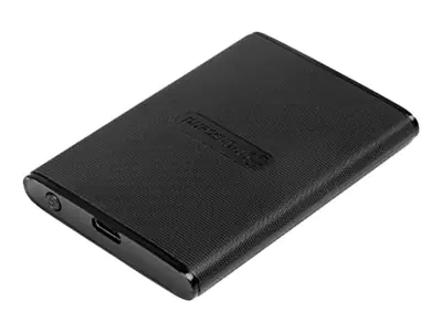 Transcend ESD270C - SSD - verschlüsselt - 250 GB - extern (tragbar) - USB 3.1 Gen 2 (USB-C Steckverbinder) - 256-Bit-AES - Schwarz