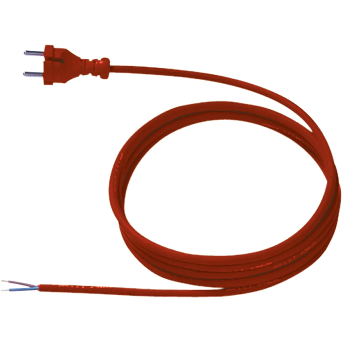 Bachmann 246.375 Zuleitung H07RN-F 2x1.0 3m rot 24G/AEH - Kabel - Strom/Netzteil