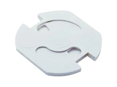 Bachmann Teddy series 6320 - Abdeckung des Netzanschlusses - weiß (Packung mit 5)