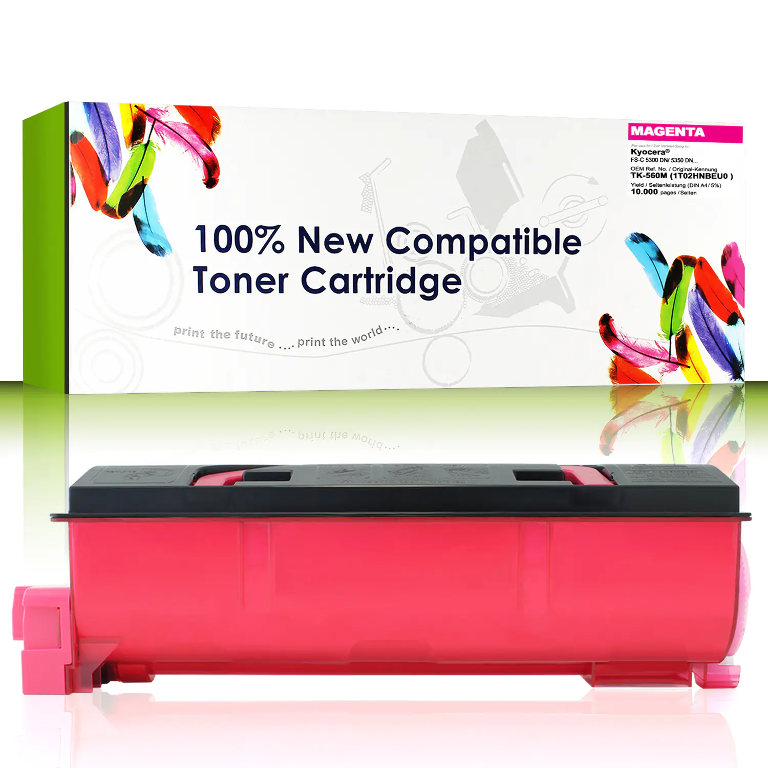 Cartridgeweb Toner kompatibel zu Kyocera/Mita 1T02HNBEU0 TK560M magenta 10.000 Seiten