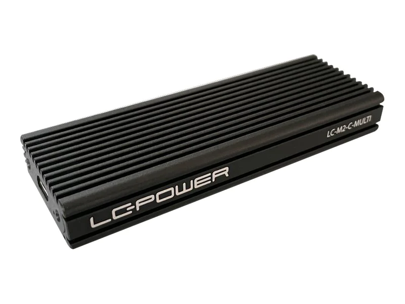 LC Power LC-M2-C-MULTI - Speichergehäuse - M.2 - M.2 NVMe Card - USB 3.2 (Gen 2) - Schwarz