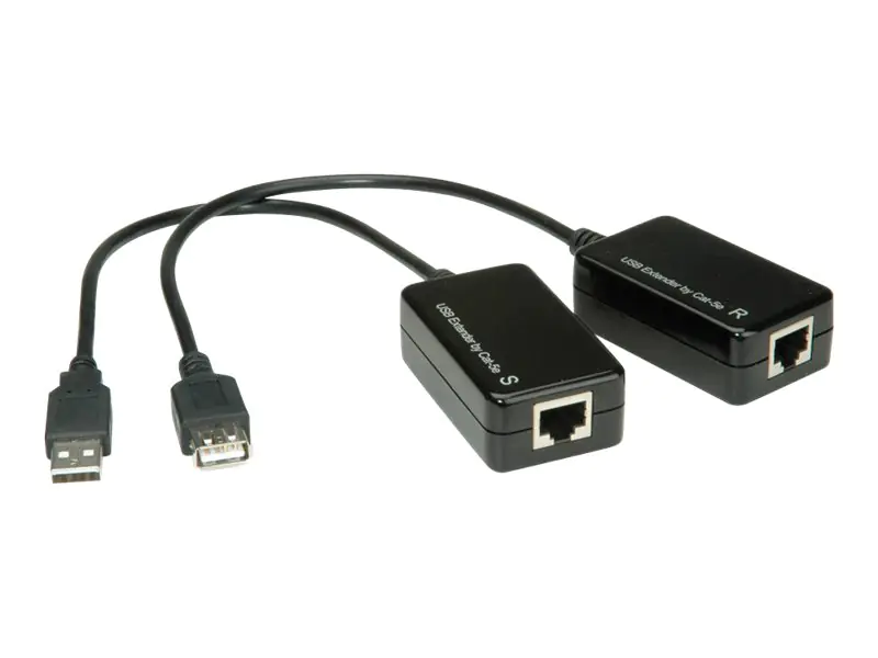 VALUE USB 1.1 Extender over RJ-45 - Remote-Einheit und lokale Einheit - USB-Erweiterung - USB - bis zu 45 m