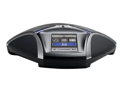 Konftel 55Wx - Freisprechtelefon - Bluetooth - kabellos - NFC - Silber, Licorice Black - Demo