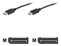TECHly - DisplayPort-Kabel - DisplayPort (M) zu DisplayPort (M) - 2 m - eingerastet, geformt - Schwarz