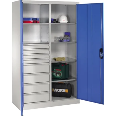 C+P Werkzeugschrank 8931305S10053 6Bd. 6Sch. 1950x1200x500mm lgr/lbl