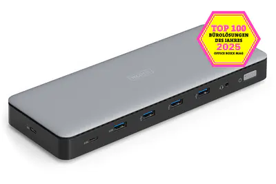 DIGITUS USB-C Docking Station 13-Port HDMI USB RJ45 SD