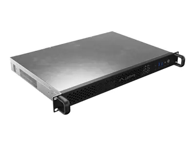 Lanberg SC01-3001-10B - Rack-Montage 1U - Mini -ITX - keine Spannungsversorgung (FLEX)