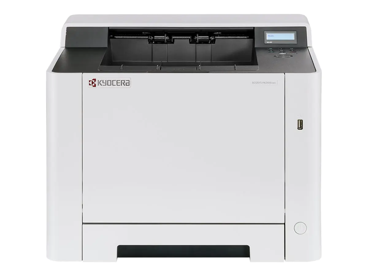 Kyocera ECOSYS PA2100cwx/KL3 - Drucker - Farbe - Duplex - Laser - A4/Legal - 9600 x 600 dpi - bis zu 21 Seiten/Min. (einfarbig)/ bis zu 21 Seiten/Min. (Farbe) - Kapazität: 300 Blätter - USB 2.0, Gigabit LAN, USB-Host, Wi-Fi - mit 3 Jahre KYOlife