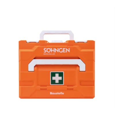 SÖHNGEN® Erste Hilfe Koffer metaBOX 44,6 x 14,5 x 34,6 cm (B x H x T) DIN 13157 orange