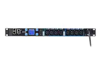 Eaton ePDU G3 Metered Input - Stromverteilungseinheit (Rack - einbaufähig) - Wechselstrom 230 V - 1-phasig - Ethernet 10/100, RS-232 - Eingabe, Eingang IEC 60320 C20 - Ausgangsanschlüsse: 8 (IEC 60320 C13) - 1U - 3 m