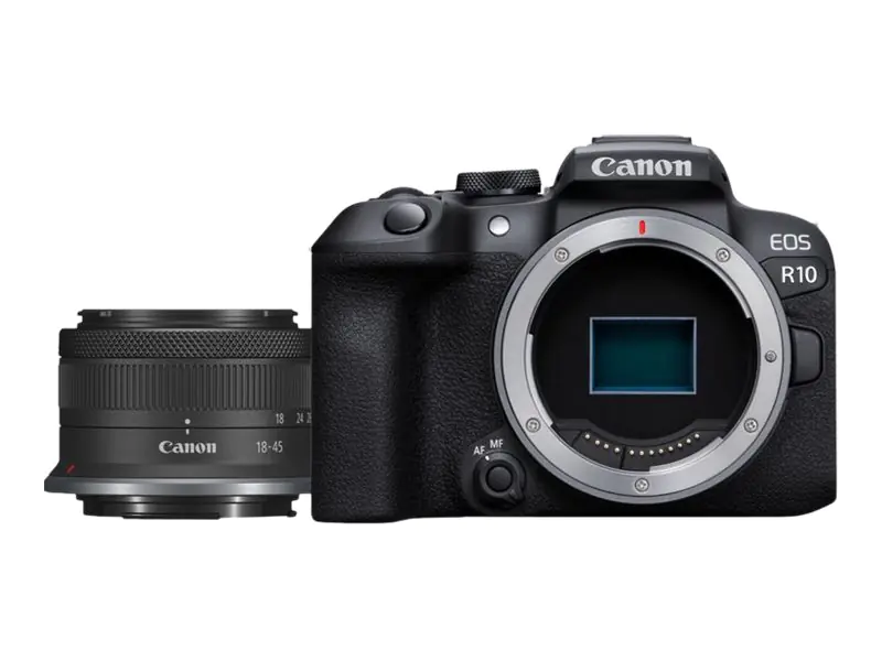Canon EOS R10 + RF-S 18-45mm F4.5-6.3 IS STM - 24,2 MP - 6000 x 4000 Pixel - CMOS - 2,5x - 4K Ult
