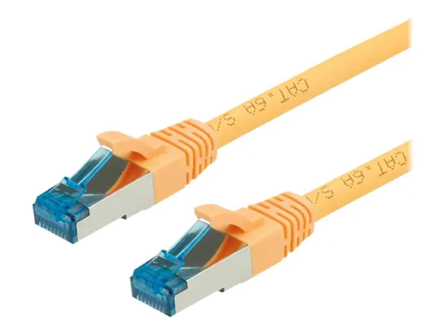 VALUE S/FTP Patchkabel Kat6a, gelb, 2m 21.99.1932