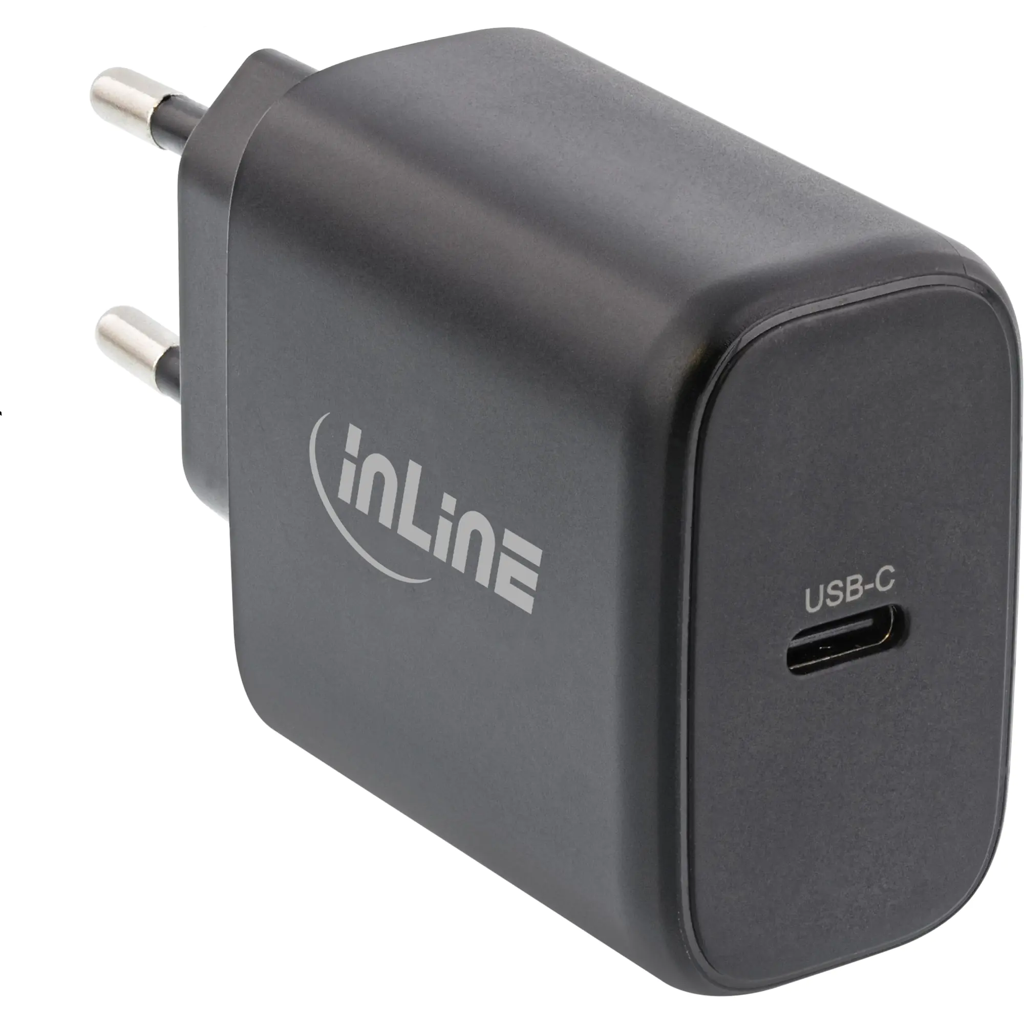 InLine - USB-C Netzteil - PD - Wechselstrom 100-240 V - 65 Watt - Ausgangsanschlüsse: 1 - Schwarz
