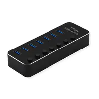 Roline USB3.2 Gen1 Hub 7x A Ports einzeln schaltbar