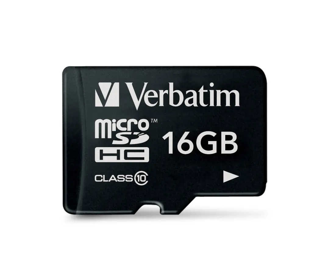 Verbatim - Flash-Speicherkarte - 16 GB - Class 10 - microSDHC