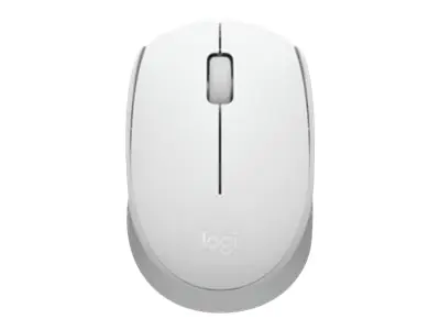 Logitech M171 - Maus - rechts- und linkshändig - optisch - 3 Tasten - kabellos - 2.4 GHz - kabelloser Empfänger (USB) - Off-White