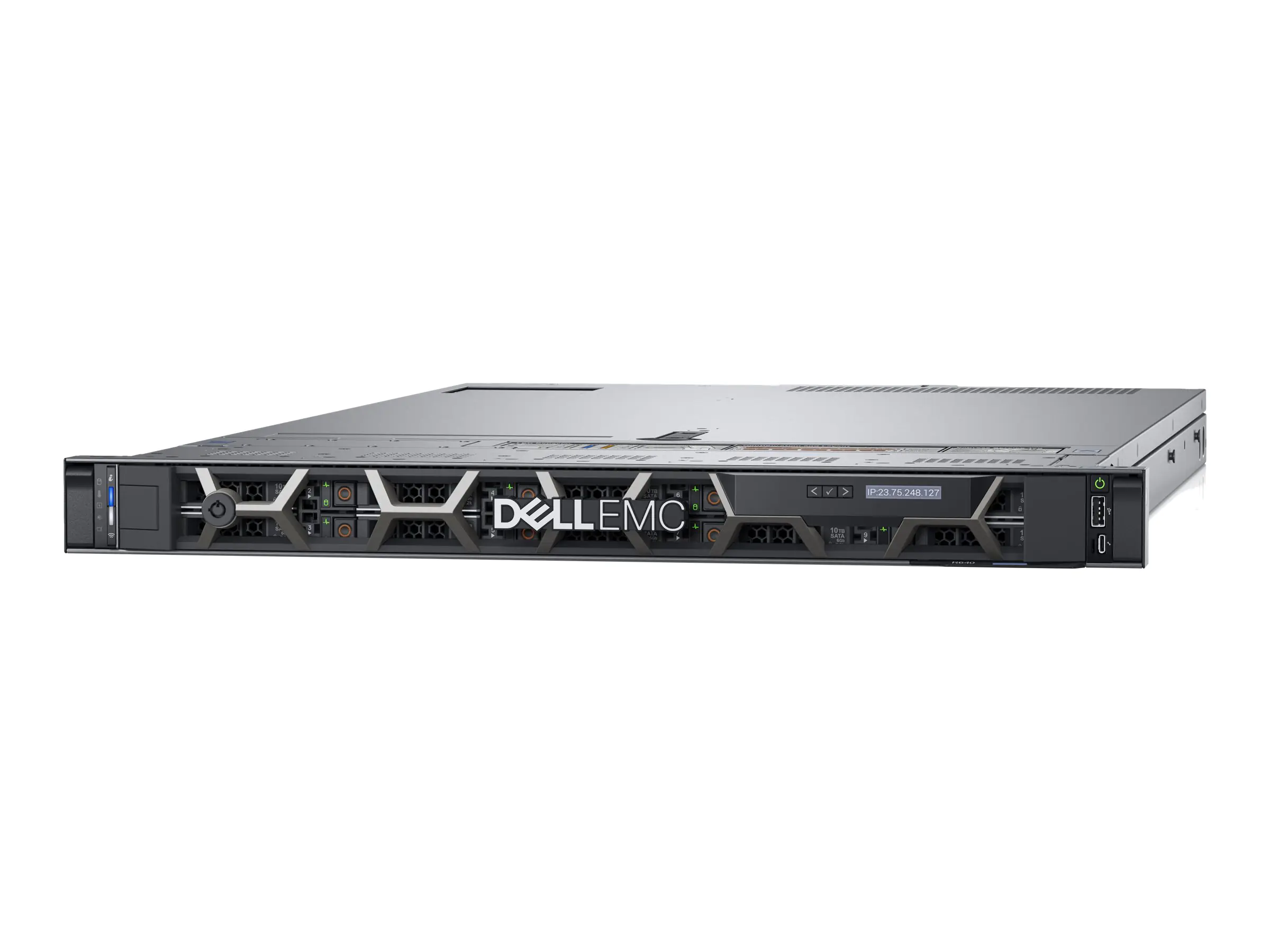 Dell PowerEdge R640 - Server - Rack-Montage - 1U - zweiweg - 1 x Xeon Silver 4210R / 2.4 GHz - RAM 16 GB - SAS - Hot-Swap 6.4 cm (2.5") Schacht/Schächte - SSD 480 GB - G200eW3 - GigE, 10 GigE - kein Betriebssystem - Monitor: keiner - Schwarz - BTP - mit 3