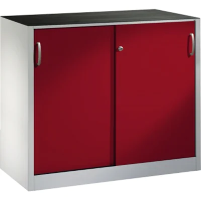 C+P Werkzeugschrank 205609S10088 Schiebetür 1000x1200x500mm lgr/rrt