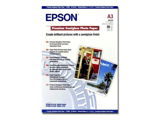 Epson Premium - Halbglänzend - A3 (297 x 420 C13S041334