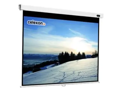 celexon Professional manual - Leinwand - Deckenmontage möglich, geeignet für Wandmontage -