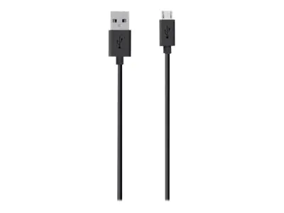 Belkin MIXIT - USB-Kabel - Micro-USB Typ B (M) bis USB (M) - USB 2.0 - 3 m - Schwarz