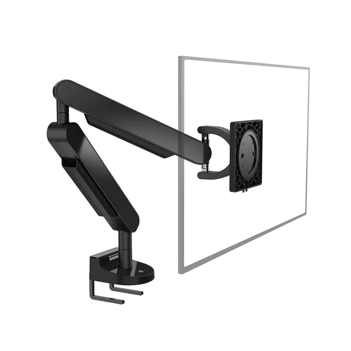 Bachmann ZG1 Monitorarm DS schwarz Tischmontage