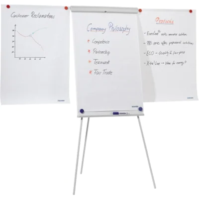 Franken Flipchart Standard X-tra Line Plus EL-FC22 105x68cm grau