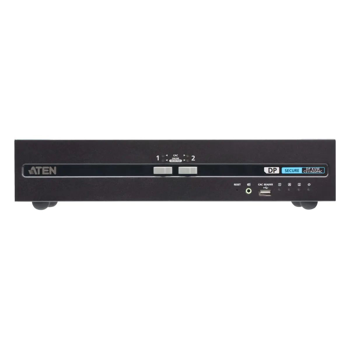 ATEN CS1142DP4C, 3840 x 2160 Pixel, 4K Ultra HD, 10,19 W, Schwarz CS1142DP4C-AT-G