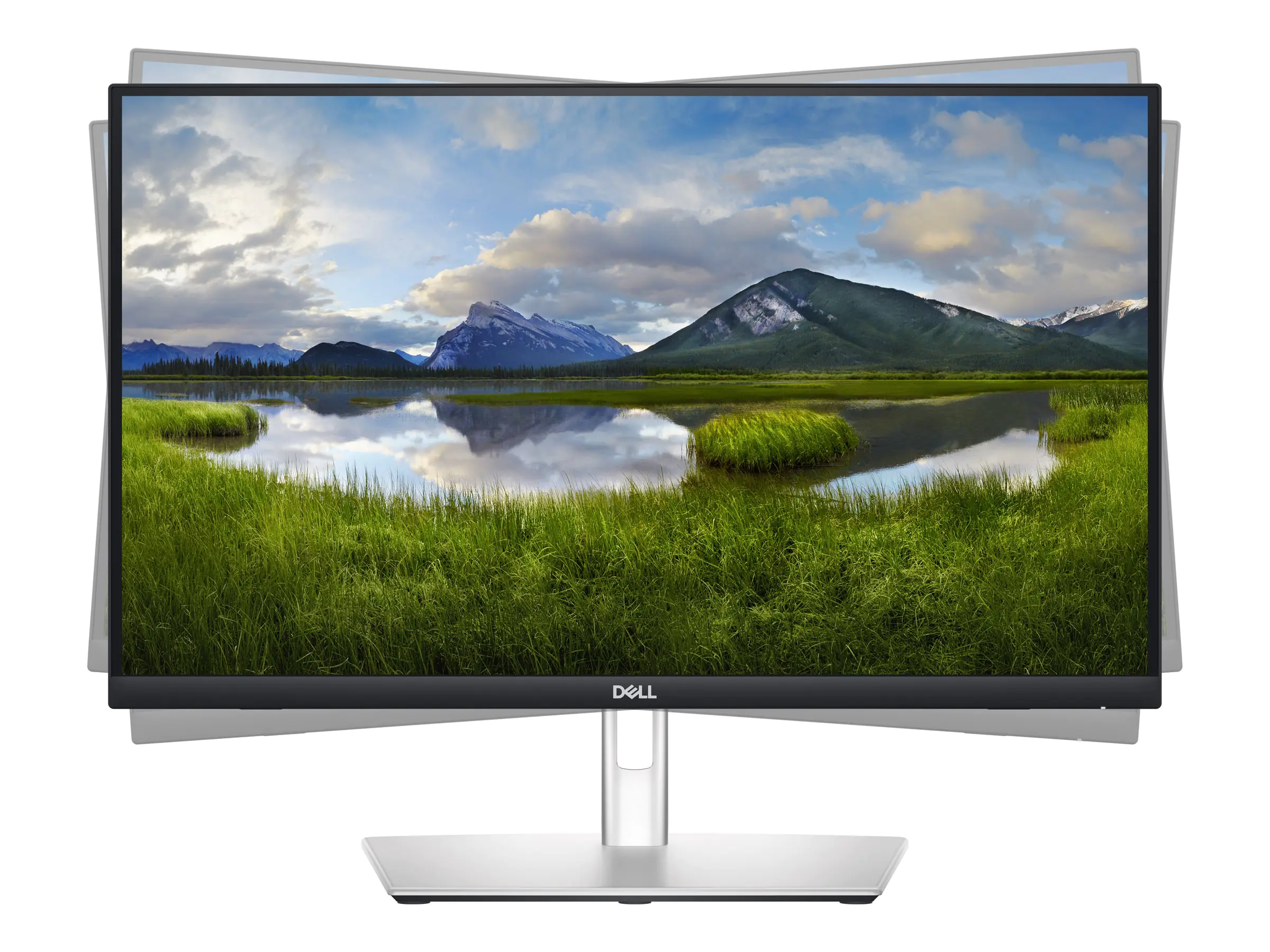 Dell P2424HT - LED-Monitor - 61 cm (24") (23.8" sichtbar) - Touchscreen - 1920 x 1080 Full HD (1080p) @ 60 Hz - IPS - 300 cd/m² - 1000:1 - 5 ms - HDMI, DisplayPort, USB-C - Lautsprecher - mit 3 Jahre eingeschränkte Hardware-Garantie mit Advanced Exchange