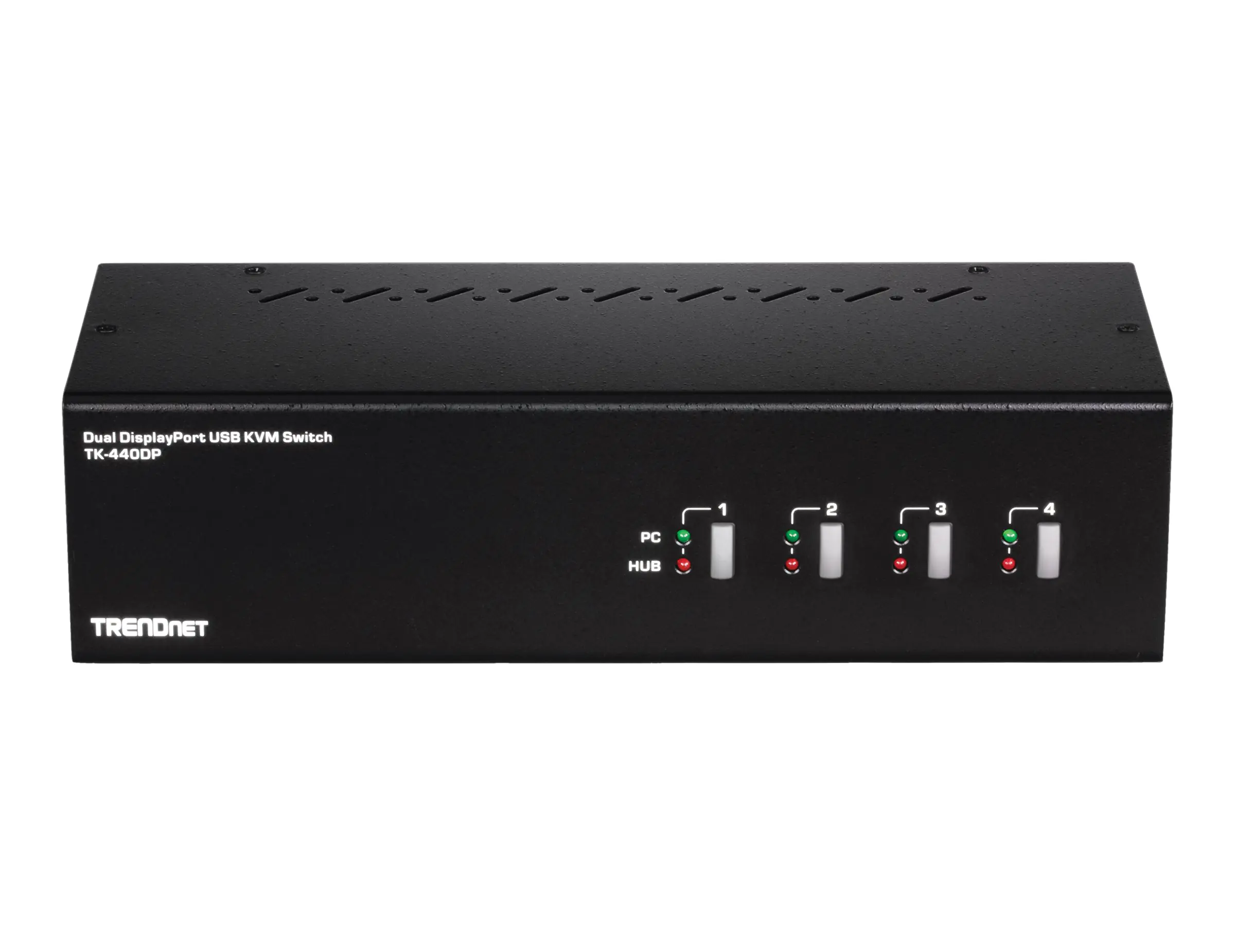 TRENDnet TK 440DP - KVM-/Audio-/USB-Switch - 4 x KVM/Audio/USB - 1 lokaler Benutzer - Desktop - TAA-konform