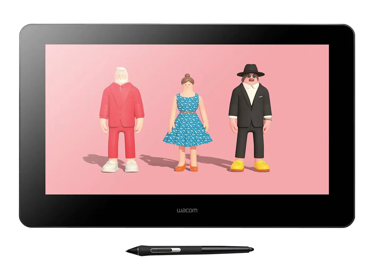 Wacom Cintiq Pro 16 - 2021 - Digitalisierer mit LCD Anzeige - 34.5 x 19.4 cm - Multi-Touch - elektromagnetisch - kabelgebunden - DisplayPort, USB-C