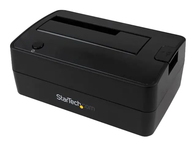 StarTech USB 3.1 (10 Gbit/s) Festplatten Dockingstation für 2,5 (6,4cm) / 3,5 (8,9 cm) SATA SSD / HDD mit UASP - Speicher-Controller mit Datenanzeige, Netzanzeige - 2.5", 3.5" (6.4 cm, 8.9 cm) - USB 3.1 (Gen 2) - Schwarz