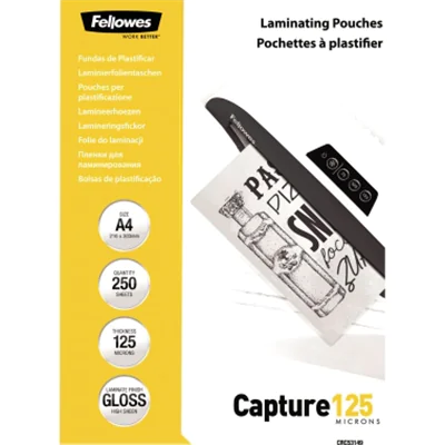 Fellowes Laminierfolie Capture 125 5314903 DIN A4 tr 250 St./Pack.