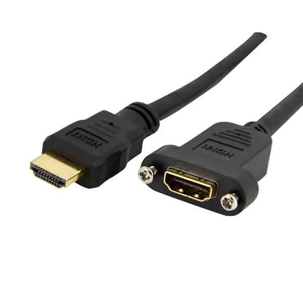 StarTech.com HDMI-Kabel 19-poliger HDMI Typ A 19-poliger HDMI Typ A HDMIPNLFM3 91.0 cm Schwarz