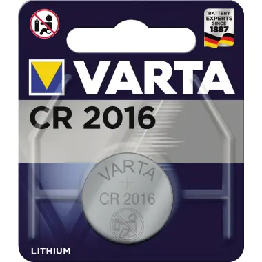 Varta Knopfzelle 06016101401 CR2016 3V 90mAh Lithium