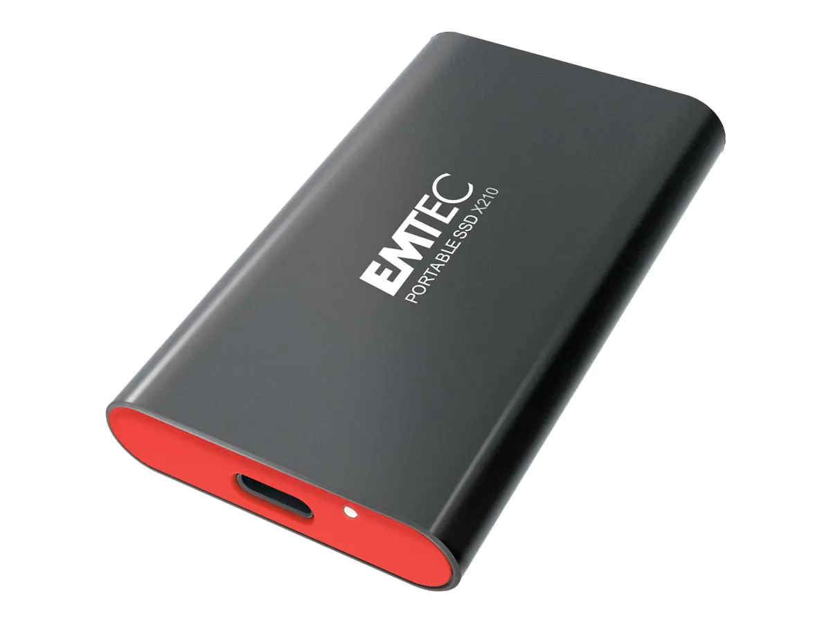 EMTEC X210 - SSD - 512 GB - extern (tragbar) - USB 3.2 Gen 2 (USB-C Steckverbinder)