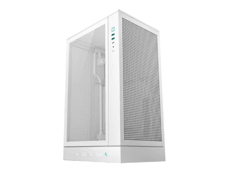 Deepcool CH270 Digital weiss Tempered Glass - Gehäuse - ATX