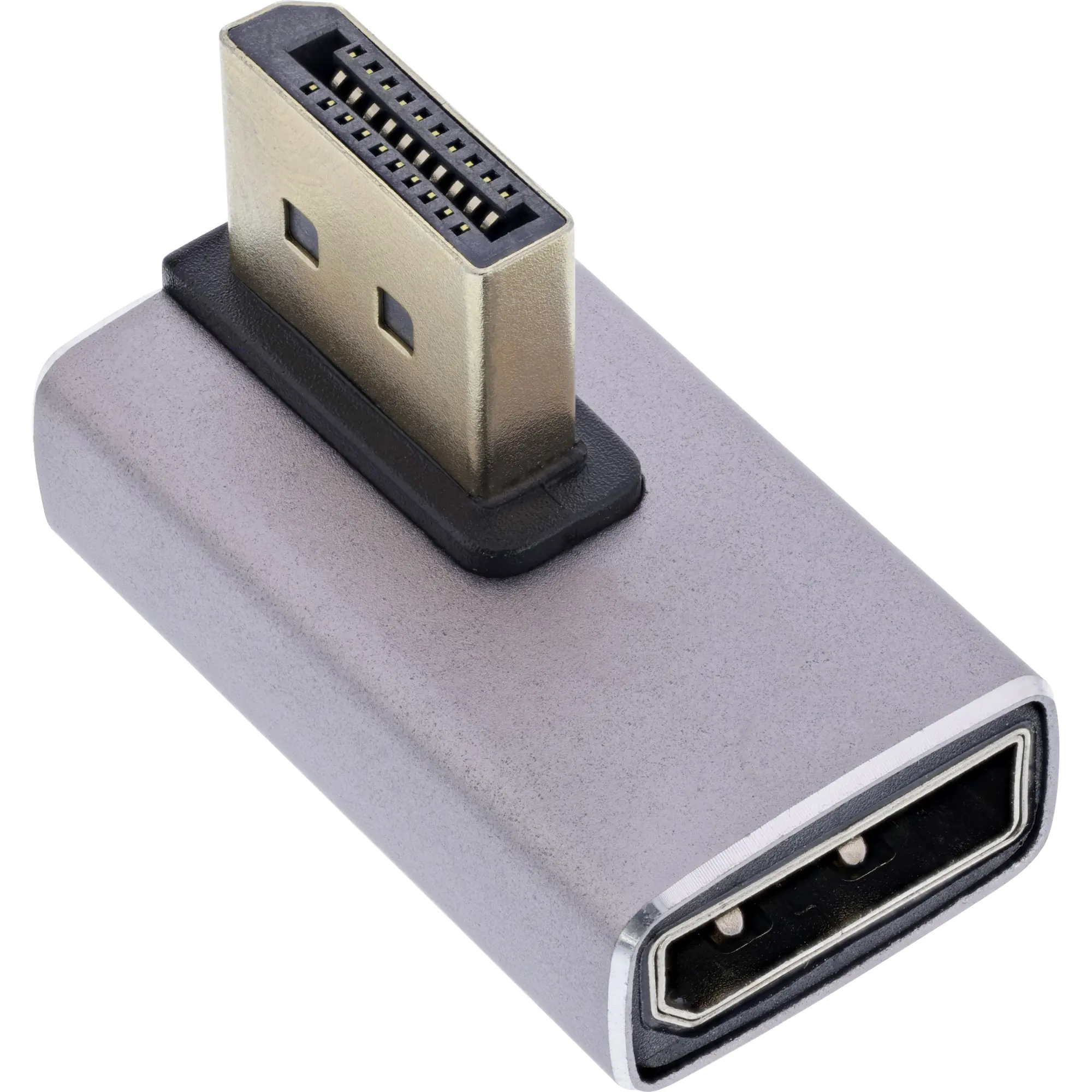 InLine DisplayPort 1.4 Adapter - DisplayPort St/ Bu - 90° vertikal rechts - 8K UHD