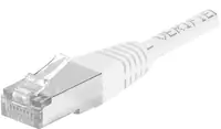Dexlan - Patch-Kabel - RJ-45 (M) zu RJ-45 (M) - 5 m - FTP - CAT 6a - geformt - weiß