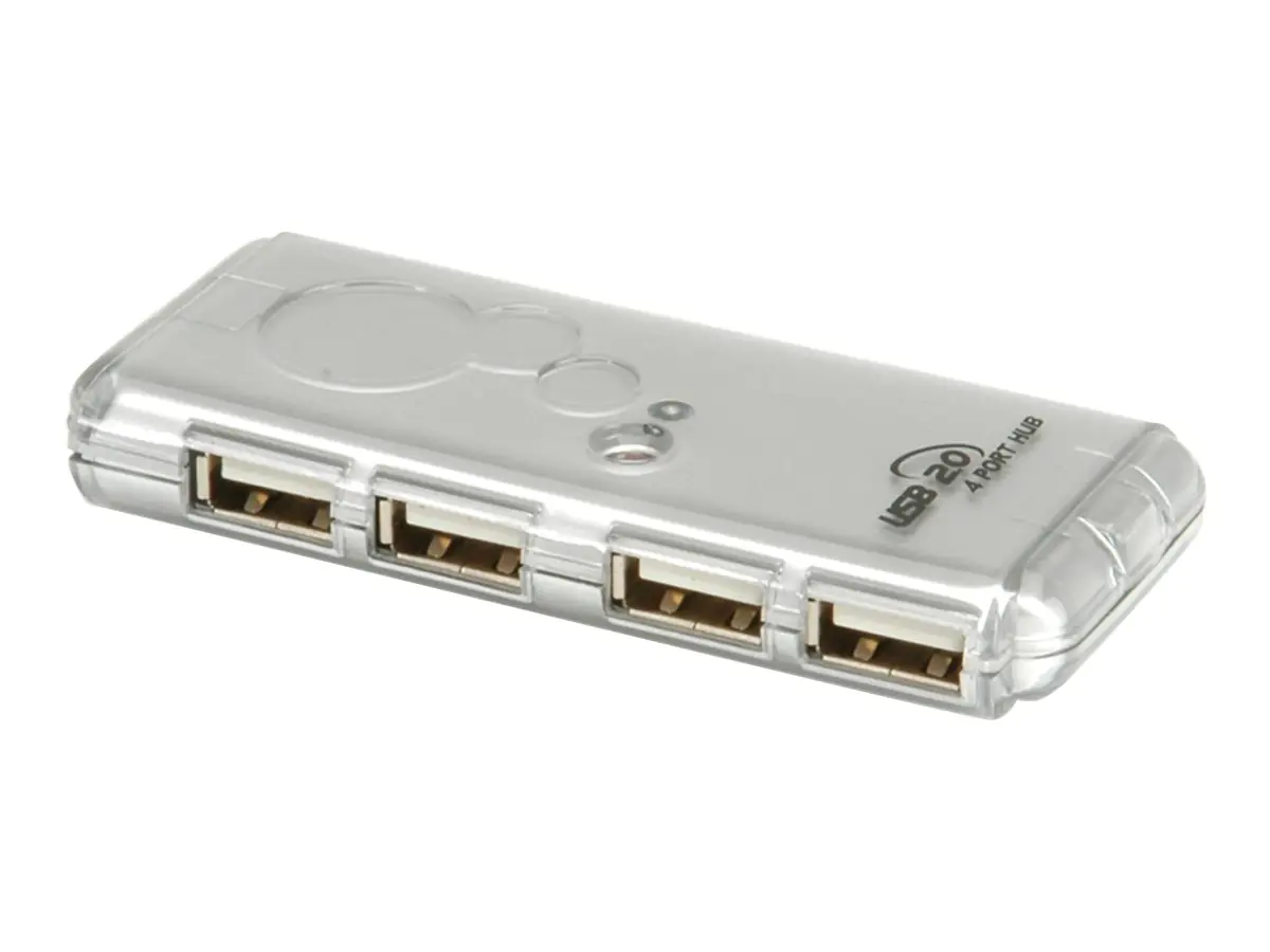 Secomp VALUE USB 2.0 Notebook Hub - Hub - 4 x USB - Desktop