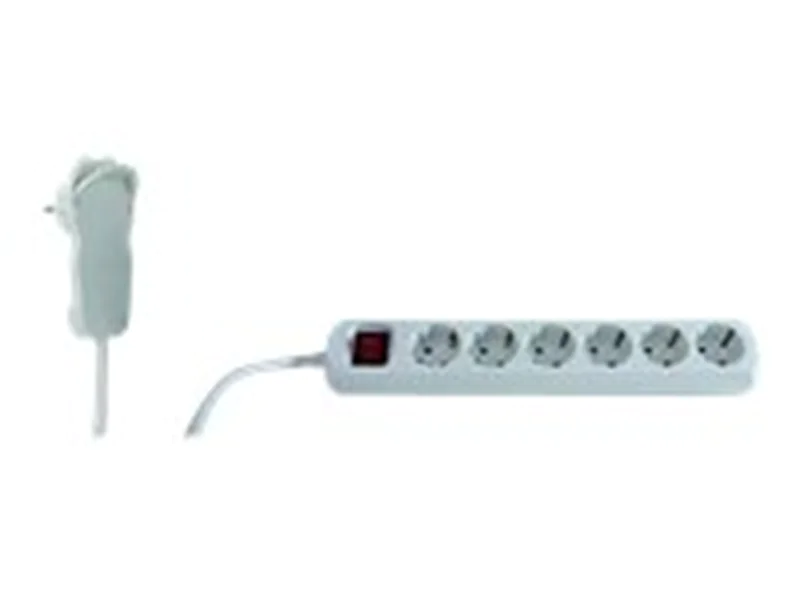 REV Ritter REV - Steckdosenleiste - Wechselstrom 230 V - 3500 Watt - Ausgangsanschlüsse: 6 (Stromversorgung) 0012626114