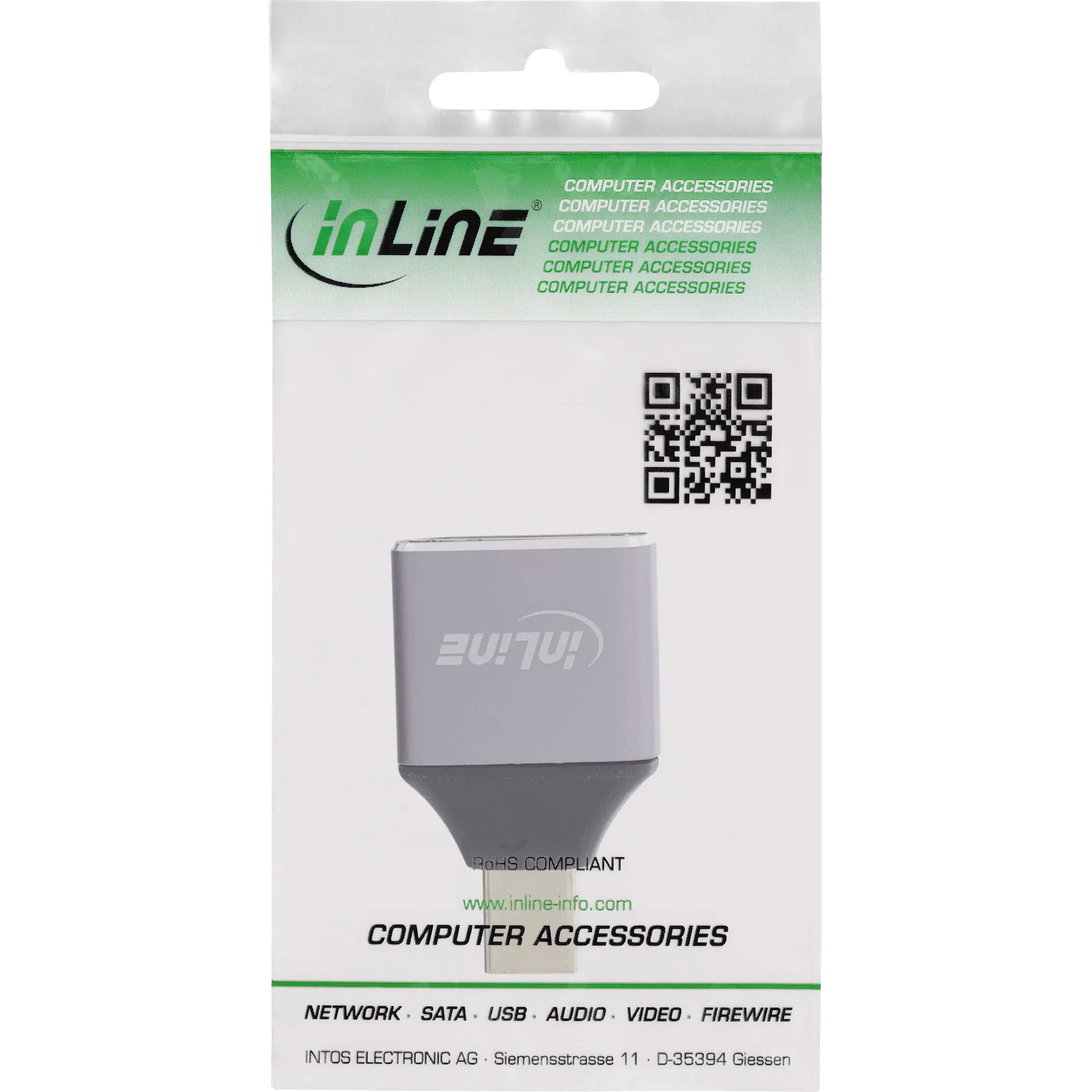 InLine DisplayPort 1.4 Adapter Buchse Mini Displayport Stecker